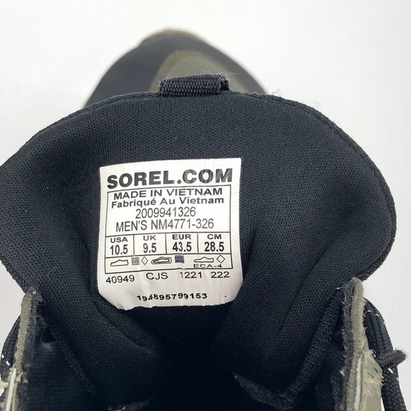 Sorel Green & Orange Comfort Performance Ankle Boots | Size 10.5 main image 7